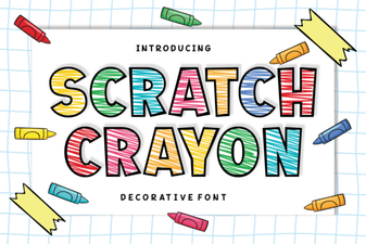 Scratch Crayon Font Design Ideas and Usability Tips