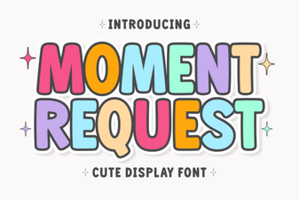 Moment Request Font for Unique Design Projects