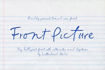 Front Picture Font Design Trends 2024