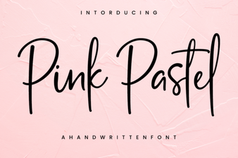 Pink Pastel Font for Creative Designs
